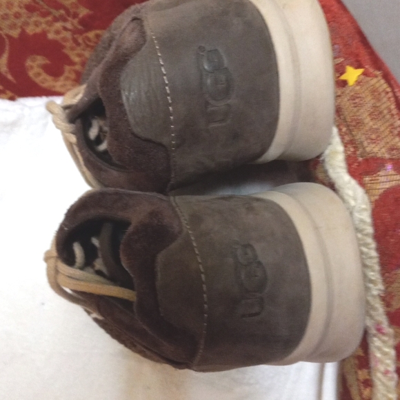 UGG Lace-Up Shoes ENERG Treadlite Brown Suede Sz 11 - Picture 15 of 15